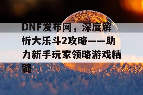 DNF发布网，深度解析大乐斗2攻略——助力新手玩家领略游戏精髓