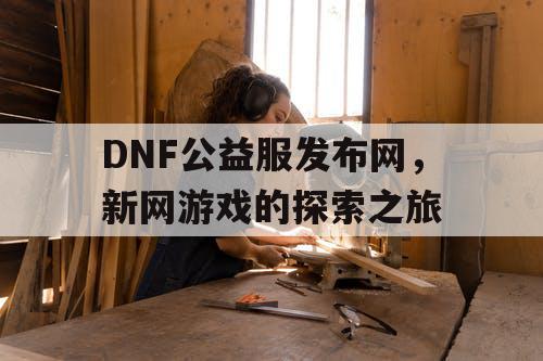 DNF公益服发布网，新网游戏的探索之旅